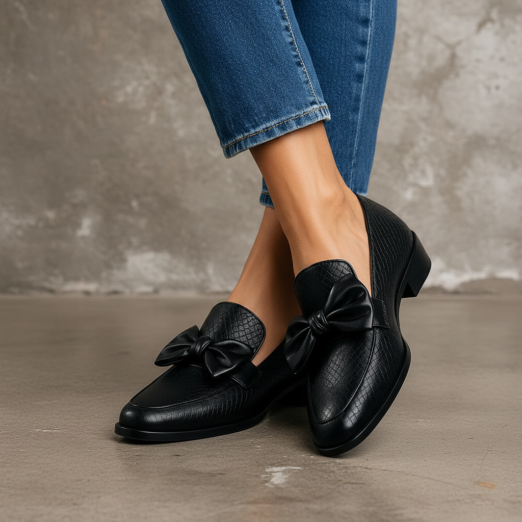 Claudia | Mocasines con lazo