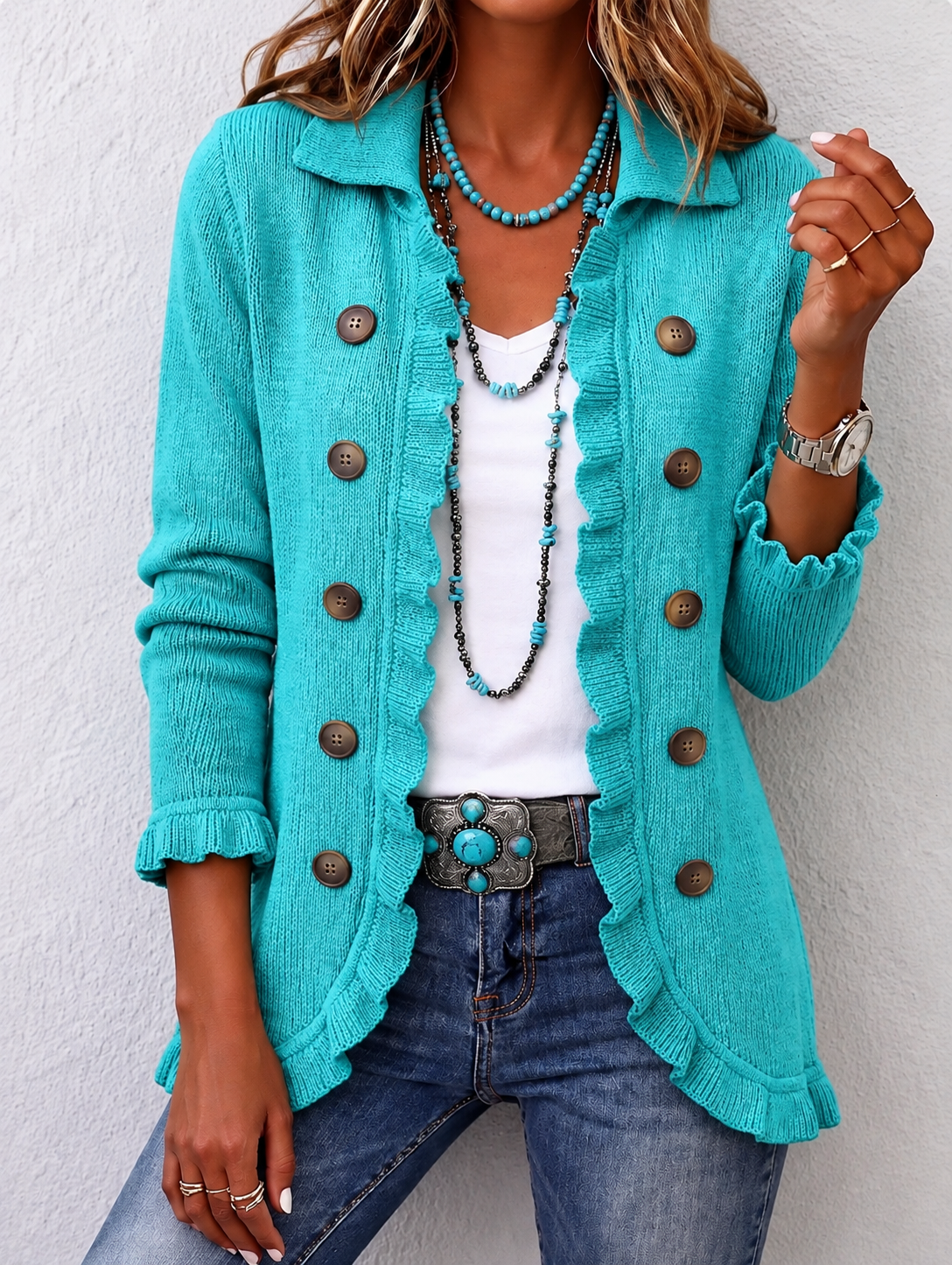 Maribel | Jersey Turquesa