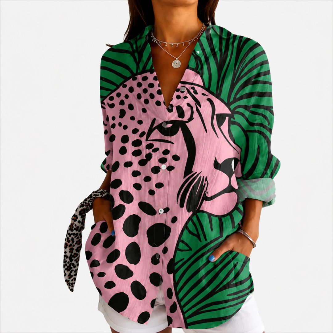 Blusa | Leopardo tropical