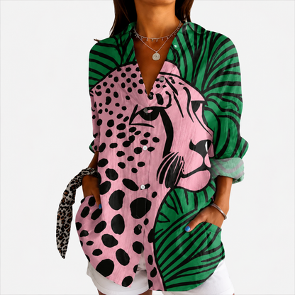 Blusa | Leopardo tropical