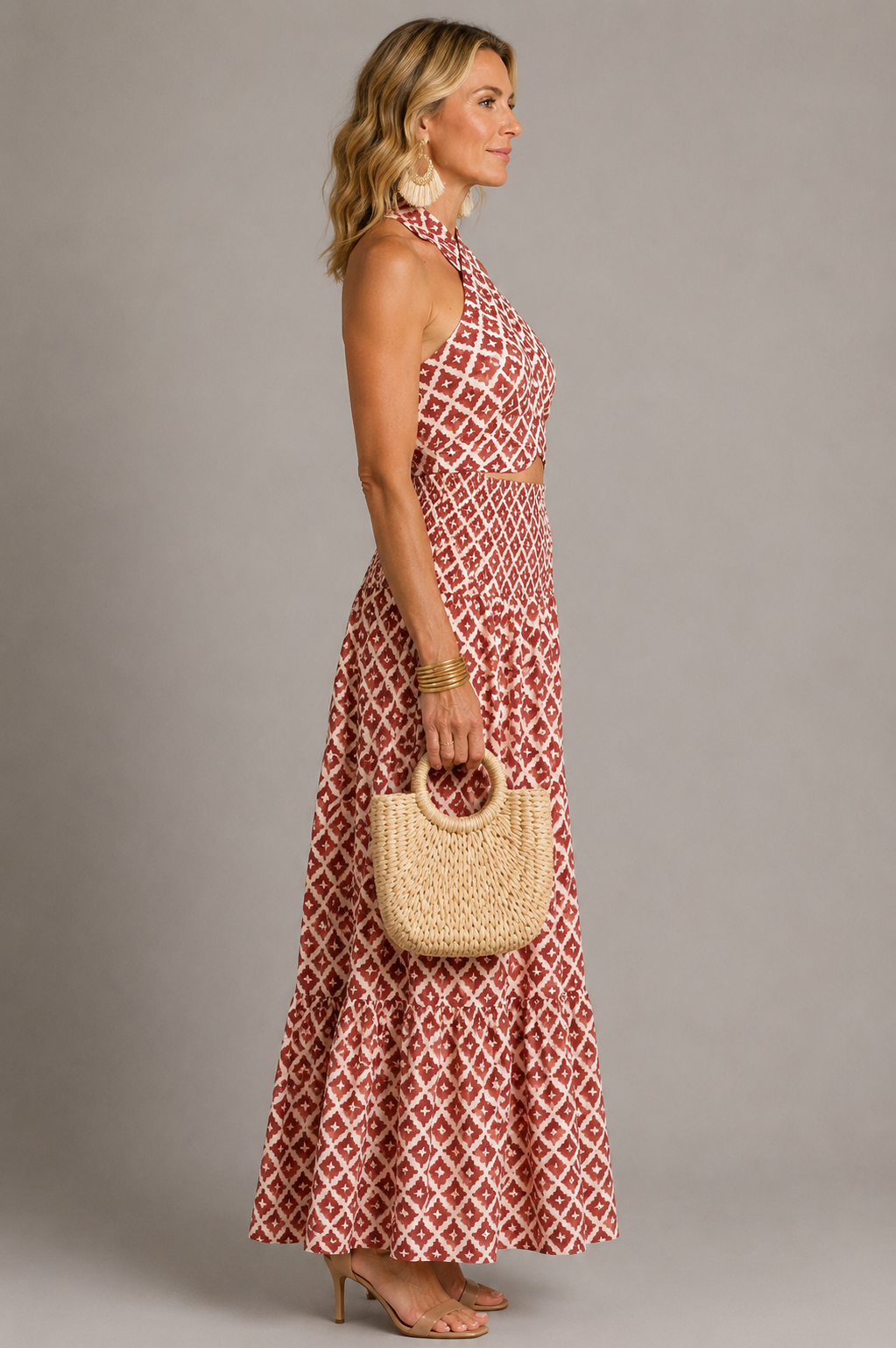 Elegante vestido con espalda descubierta Sienna