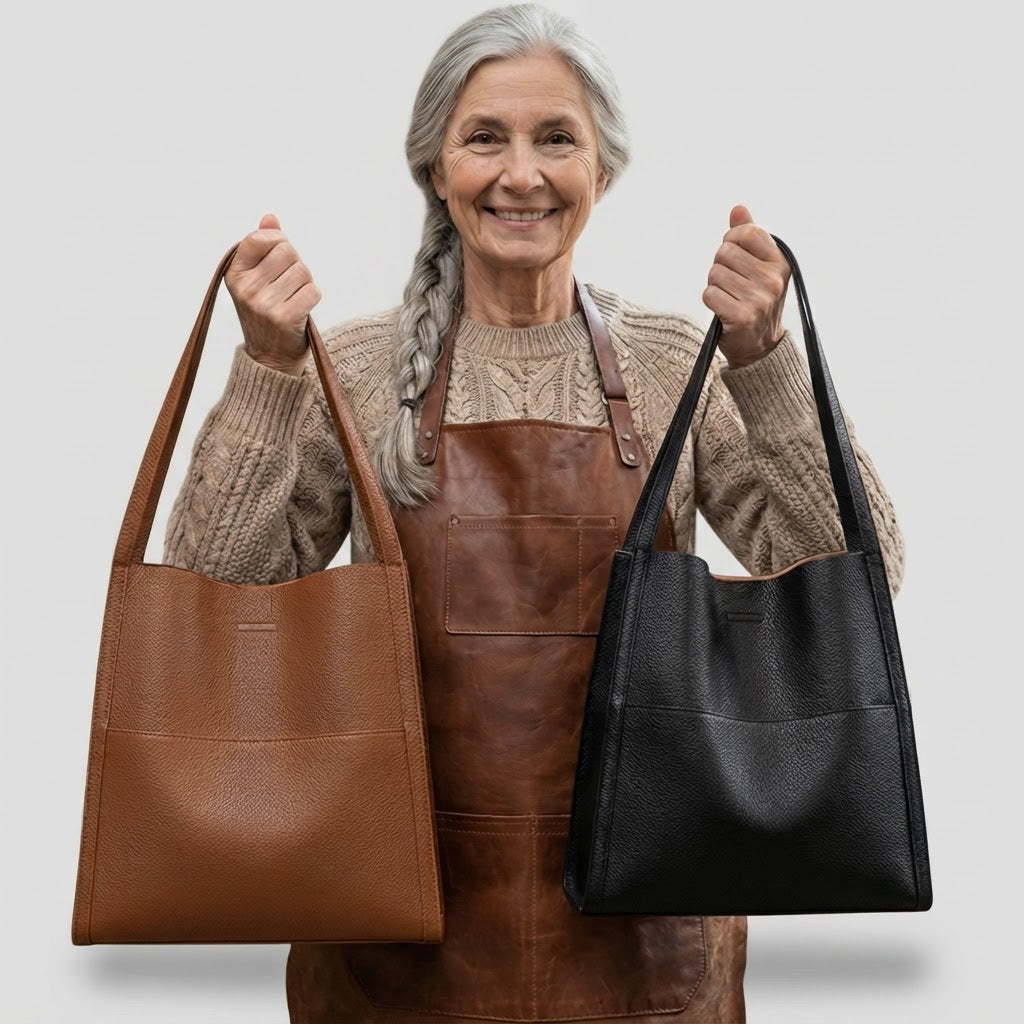 Elena | Elegante bolso de cuero con bandolera