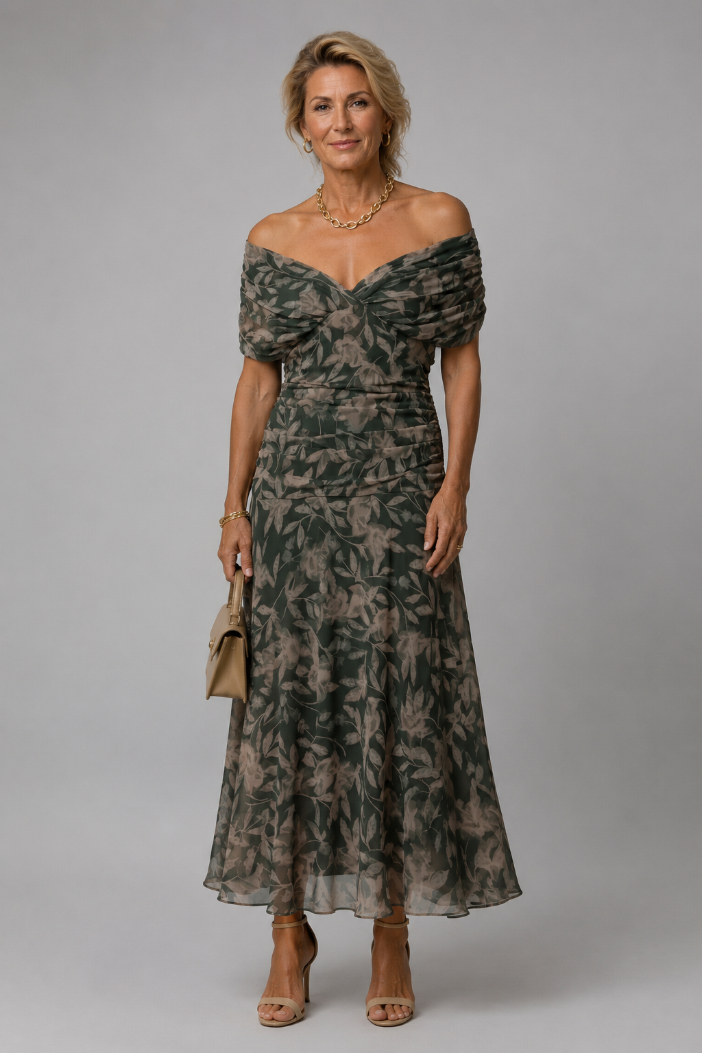 Vestido midi Ariane