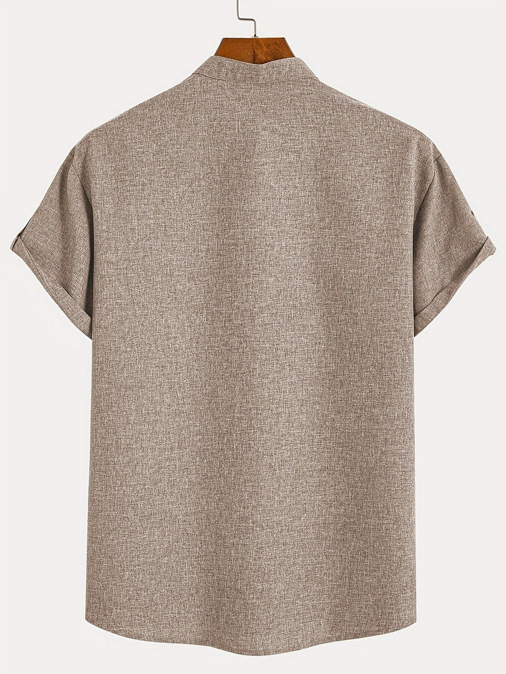 Leblanc™ | Camisa elegante de manga corta y cuello alto