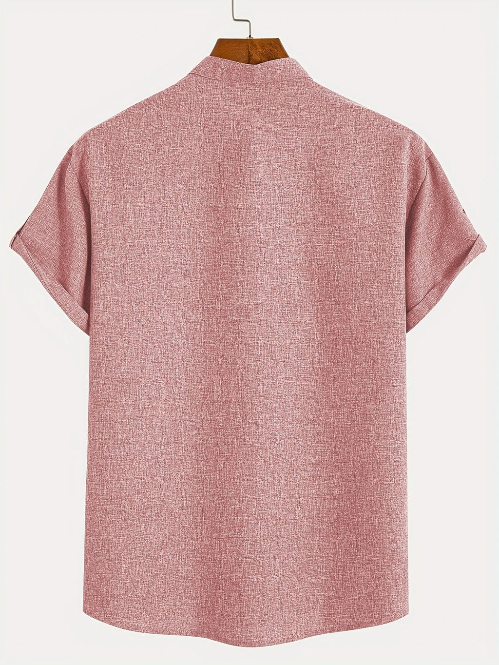 Leblanc™ | Camisa elegante de manga corta y cuello alto