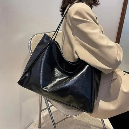 Patricia | Bolso de piel brillante