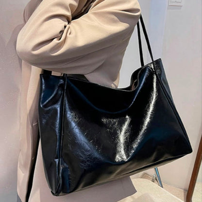 Patricia | Bolso de piel brillante