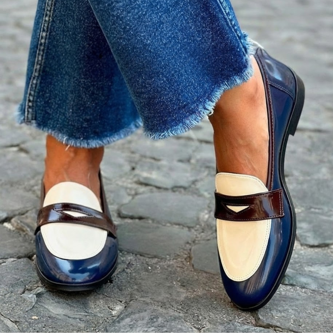Irène™ | Mocasines con contraste