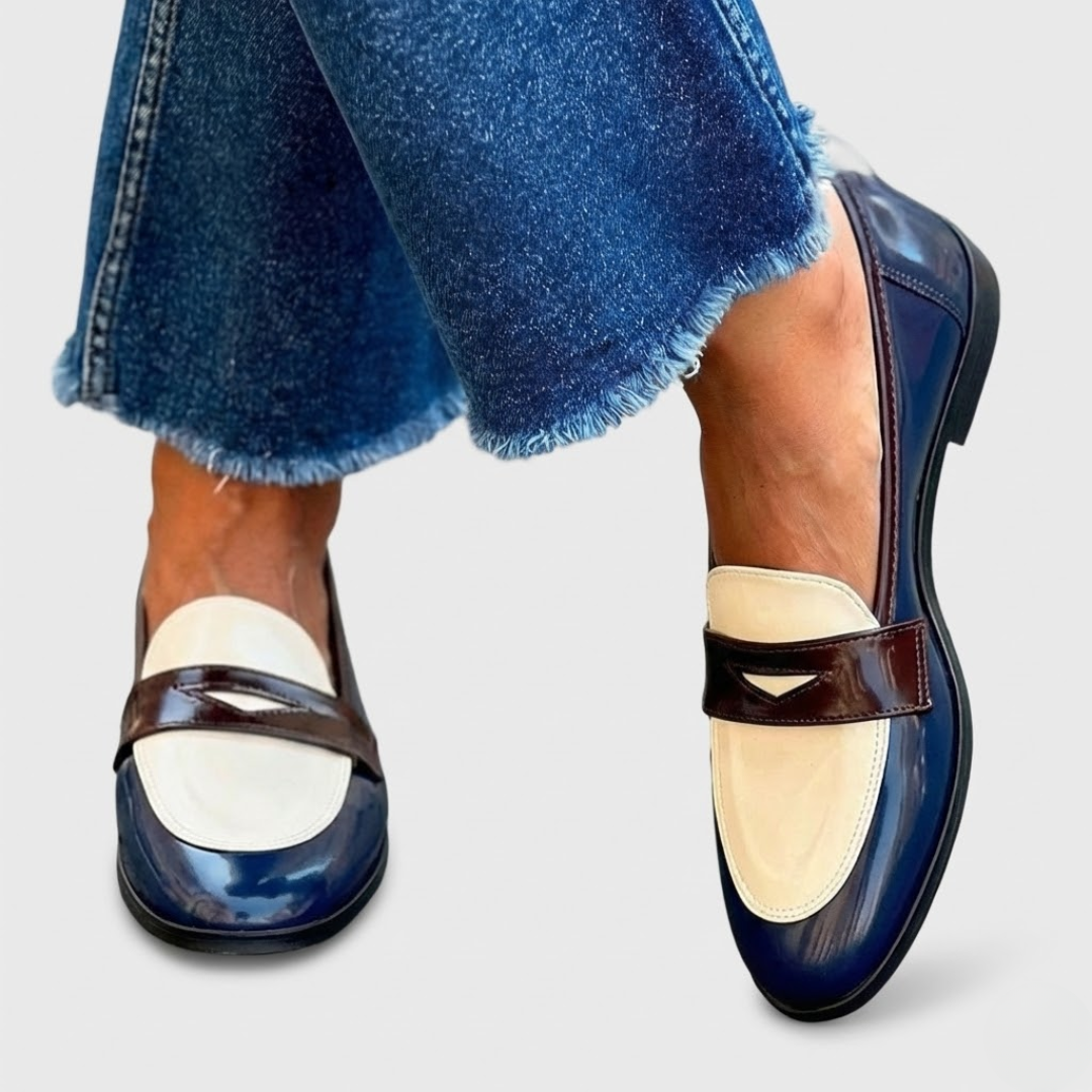 Irène™ | Mocasines con contraste