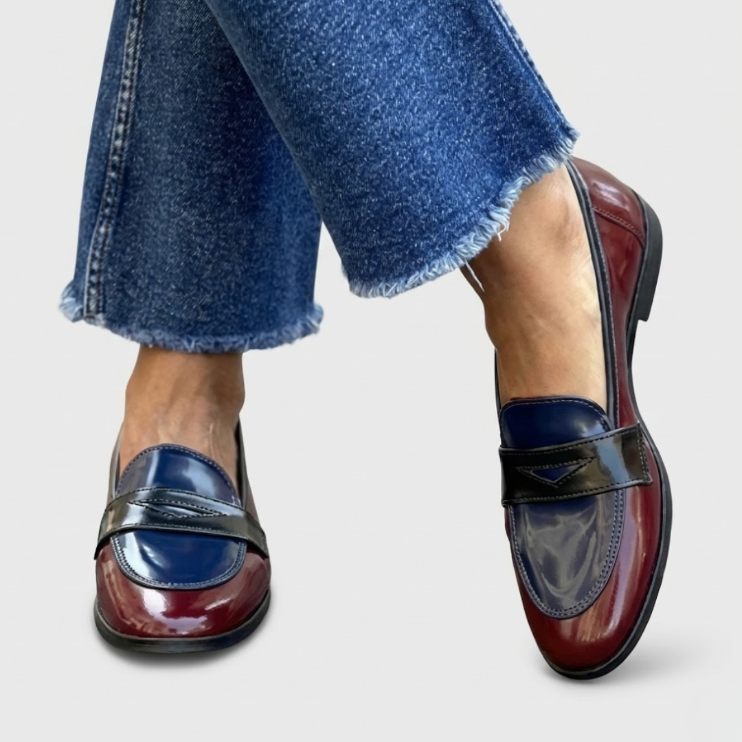 Irène™ | Mocasines con contraste