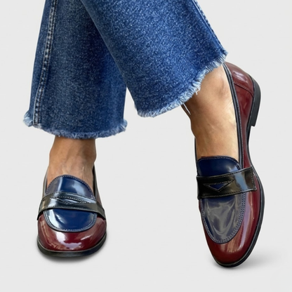 Irène™ | Mocasines con contraste