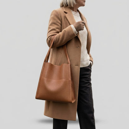 Elena | Elegante bolso de cuero con bandolera
