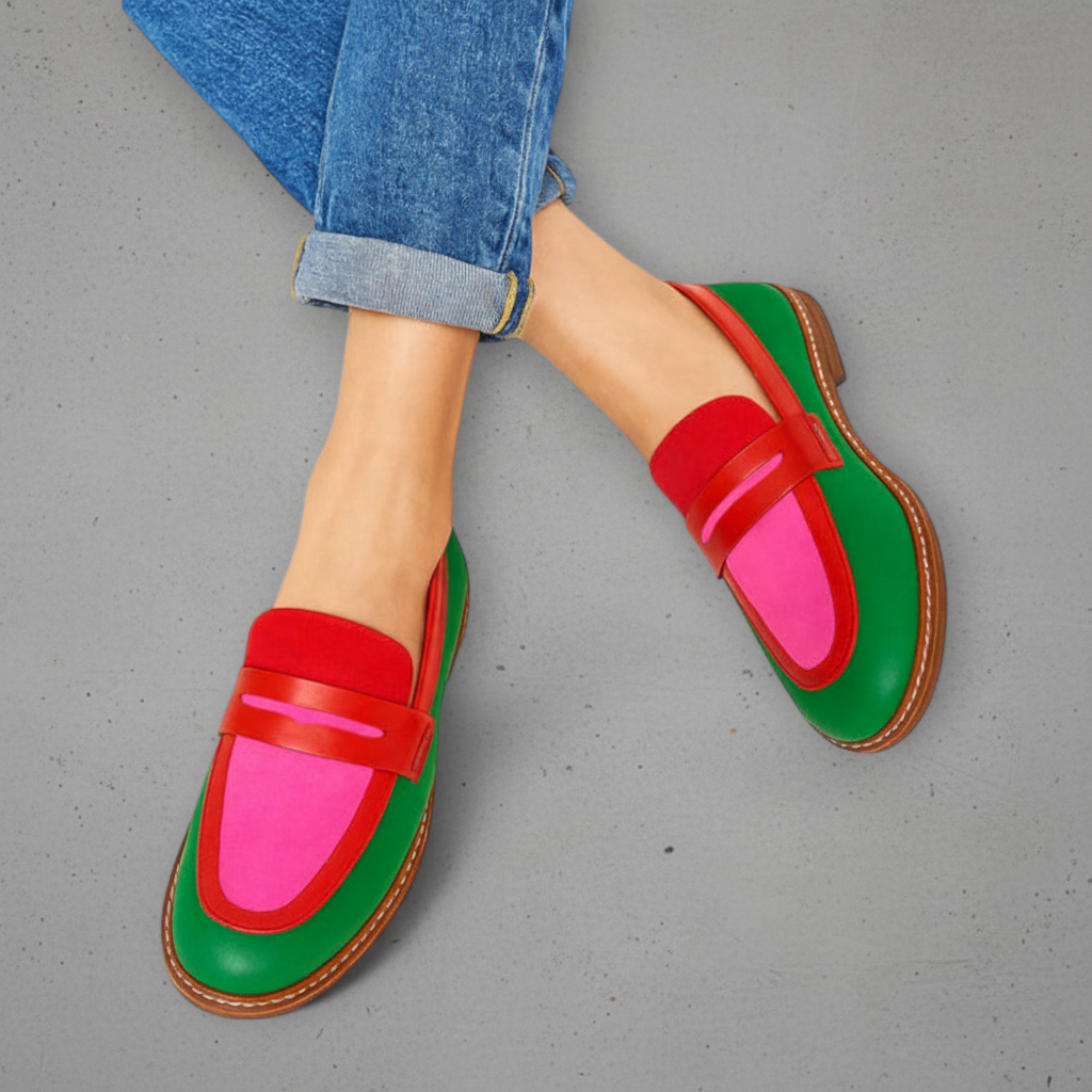 Nyla | Mocasines informales con contraste