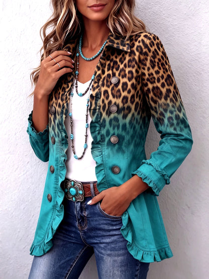 Mercedes | Blazer leopardo verde
