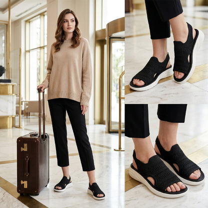Anne | Sandalias con plataforma, de material transpirable para mujer