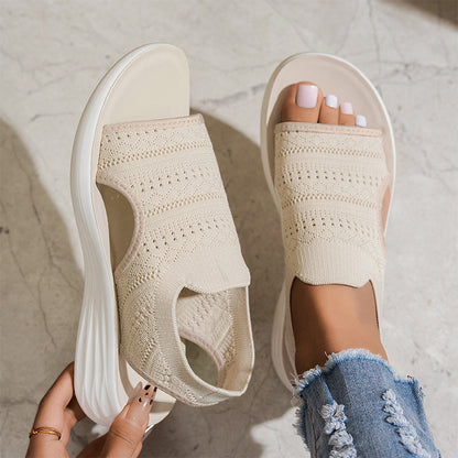 Anne | Sandalias con plataforma, de material transpirable para mujer