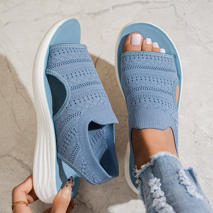 Anne | Sandalias con plataforma, de material transpirable para mujer