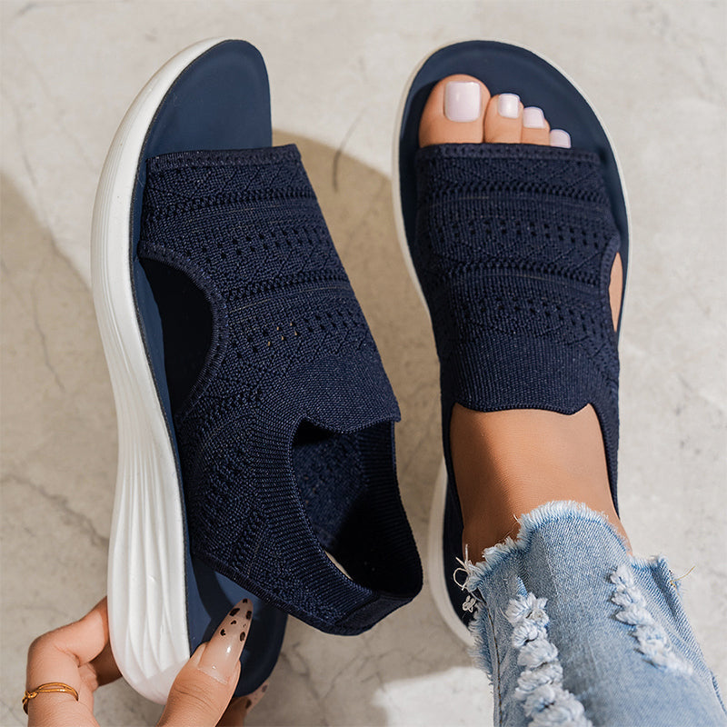 Anne | Sandalias con plataforma, de material transpirable para mujer